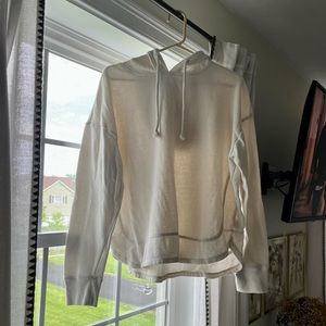 Cream Hooded Sweater